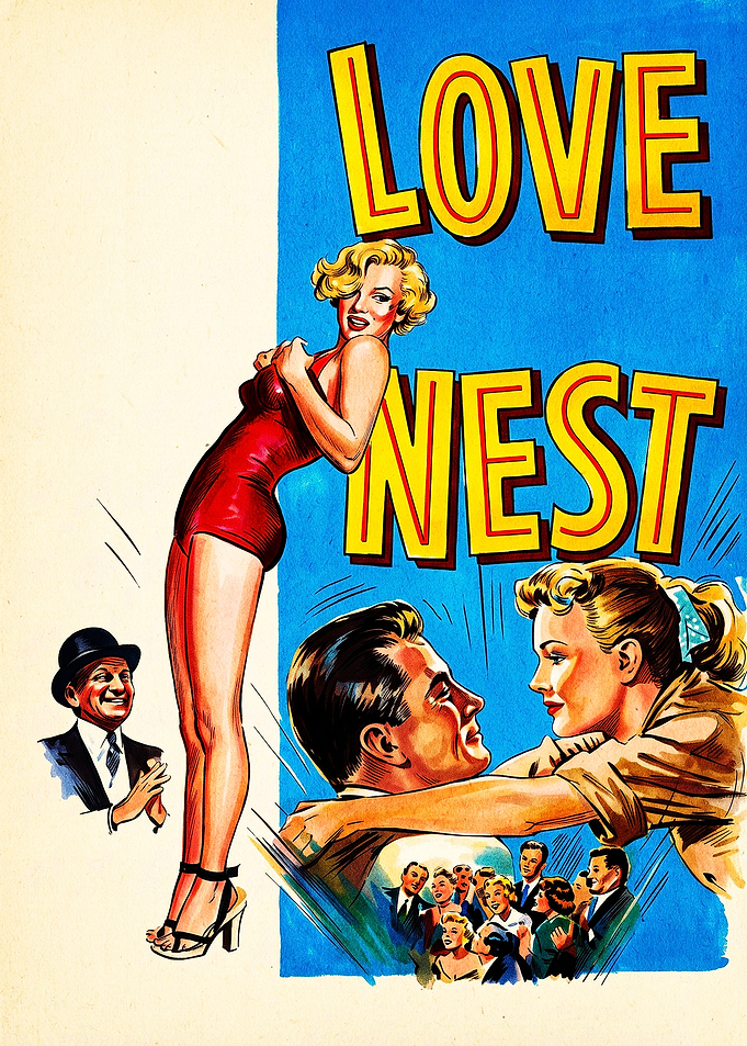 Vintage Love Nest Movie Poster