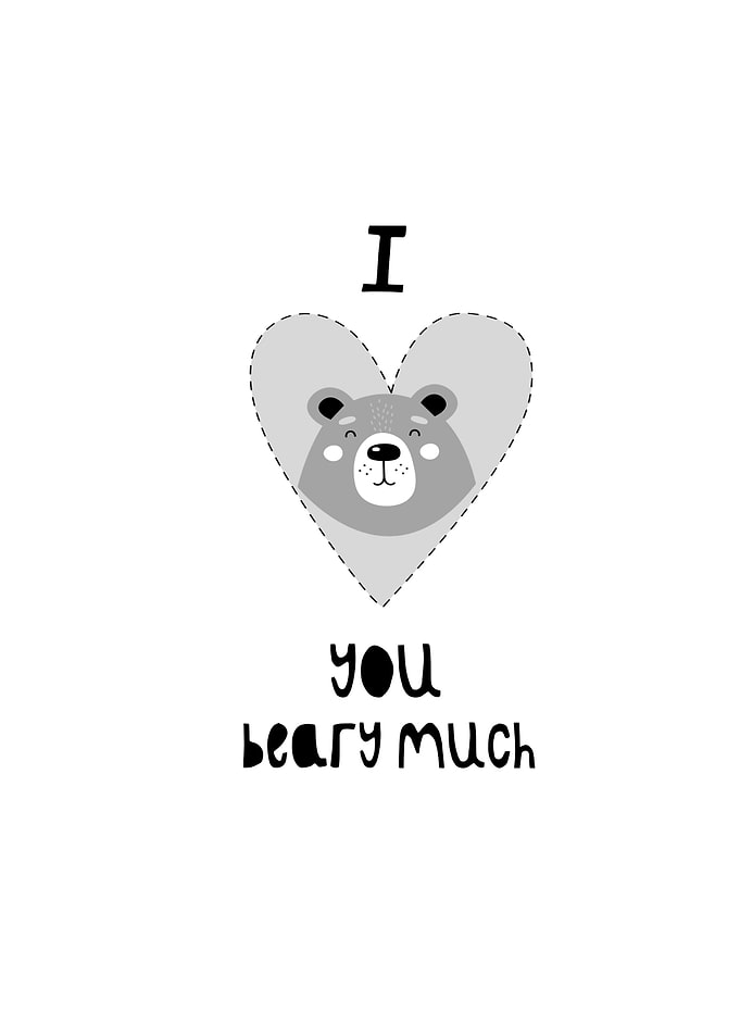 I Love You Beary Much Poster