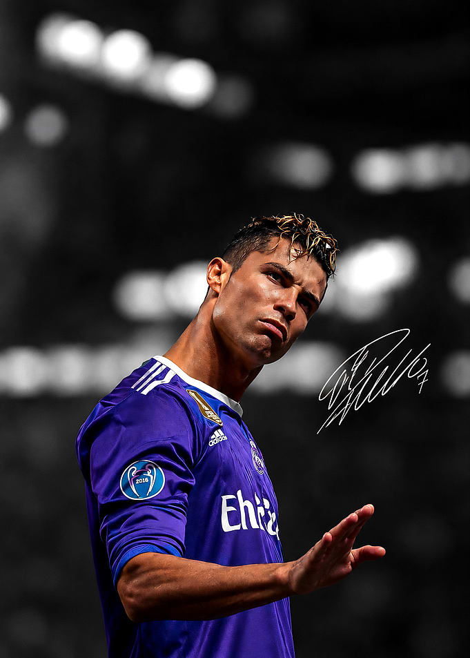 Cristiano Ronaldo Real Madrid Portrait