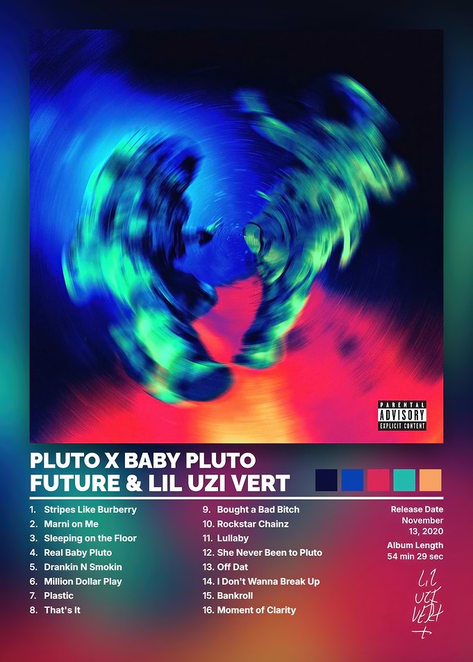 Pluto x Baby Pluto Album Poster