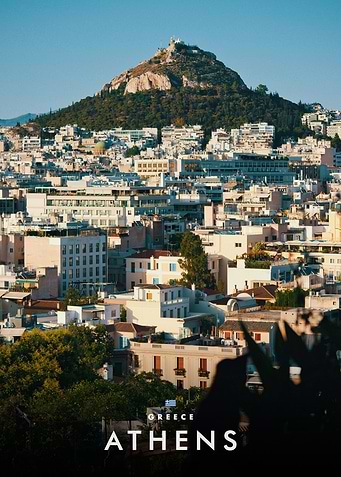 Athens Cityscape with Mount Lycabettus