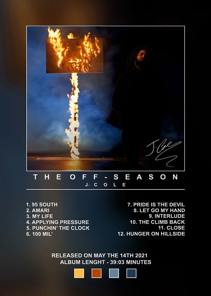 J. Cole The Off-Season Album Poster