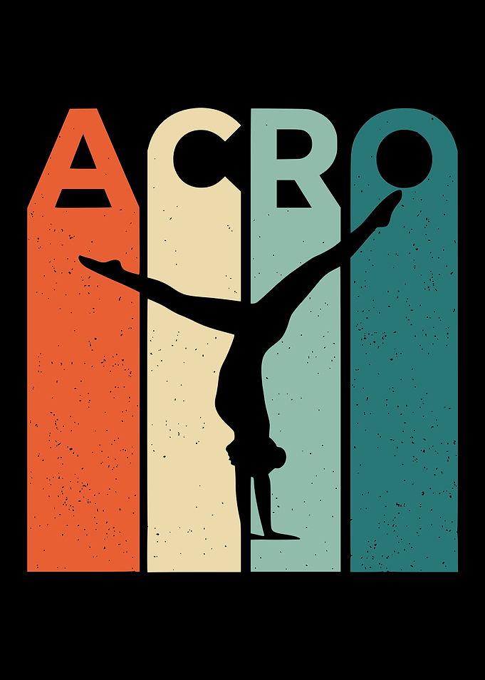 Retro Acro Gymnastics