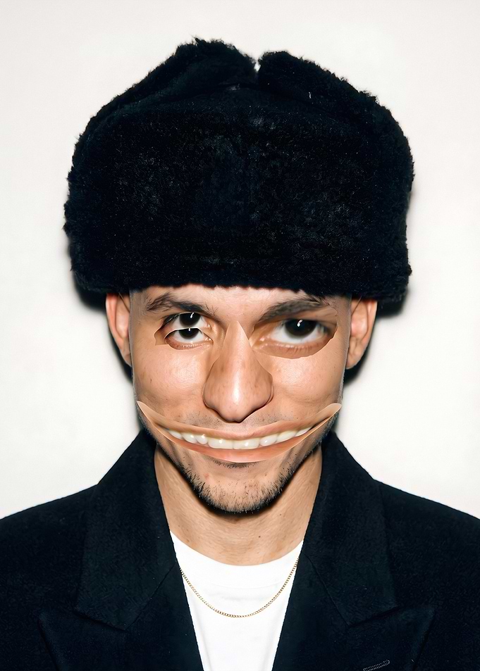 Tainy Portrait with Ushanka Hat