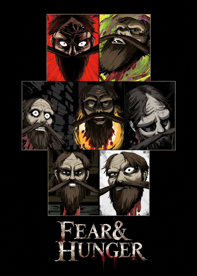 Fear & Hunger Ragnvaldr Heads Poster