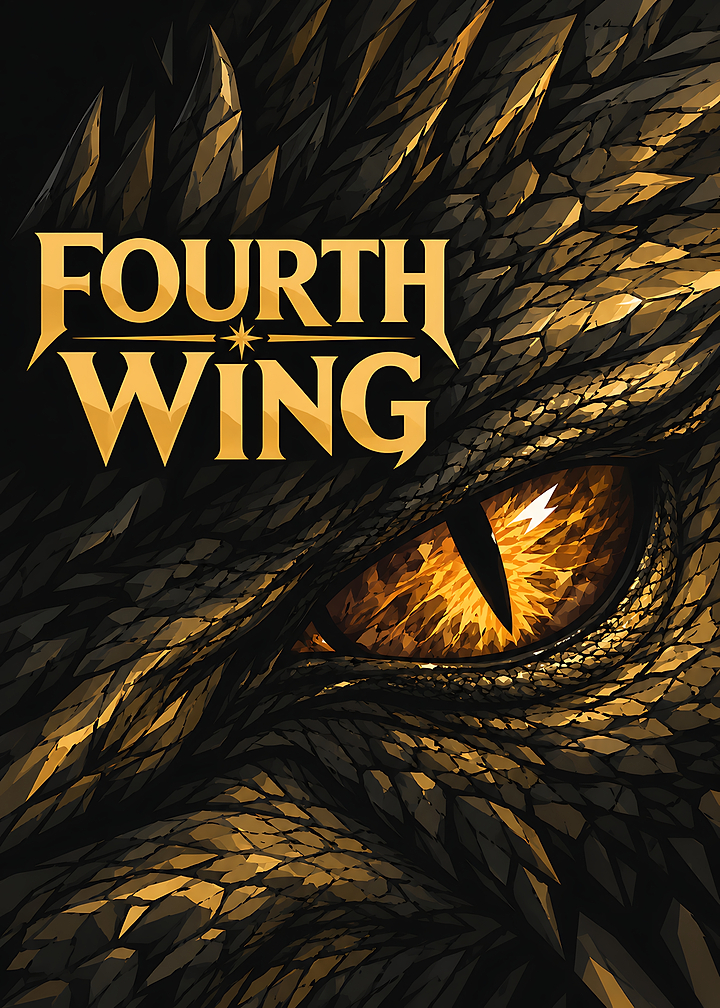 Fourth Wing Dragon Eye Poster