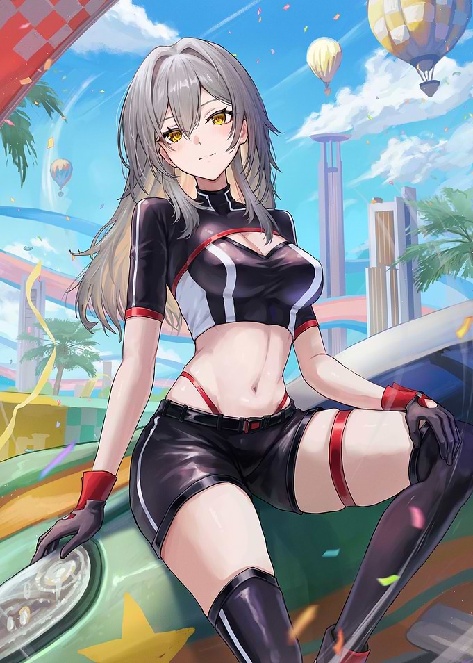 Stelle Honkai Star Rail Racing Girl