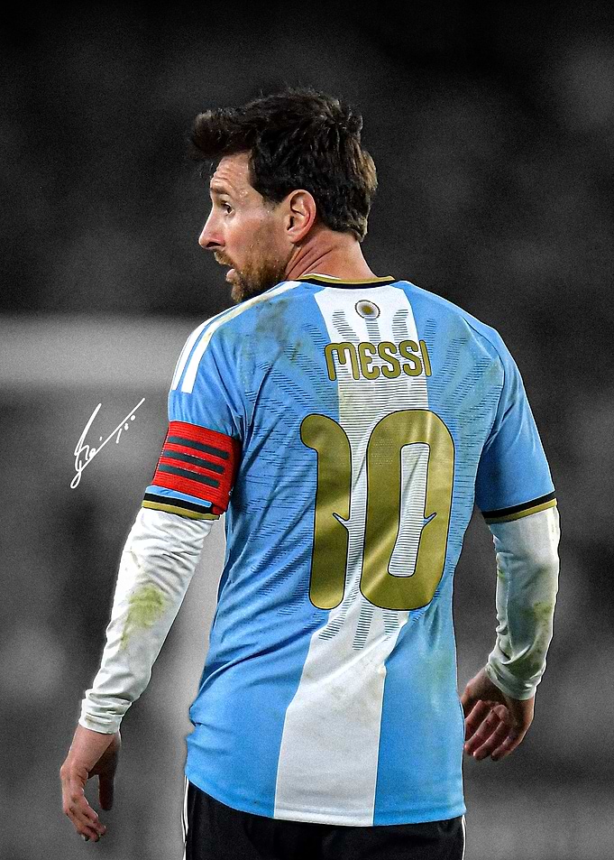 Lionel Messi Argentina National Team Jersey