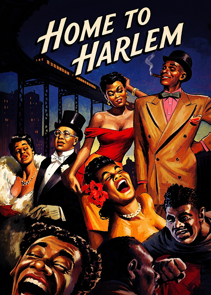 Home to Harlem Vintage Poster