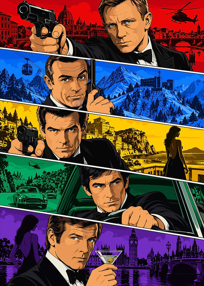 James Bond Legacy Character Montage
