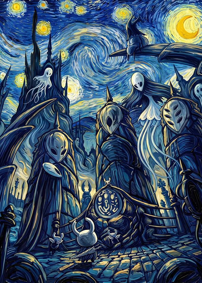 Hollow Knight Starry Night Mashup