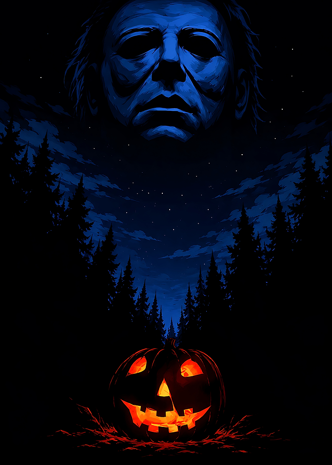 Michael Myers Halloween Night Poster