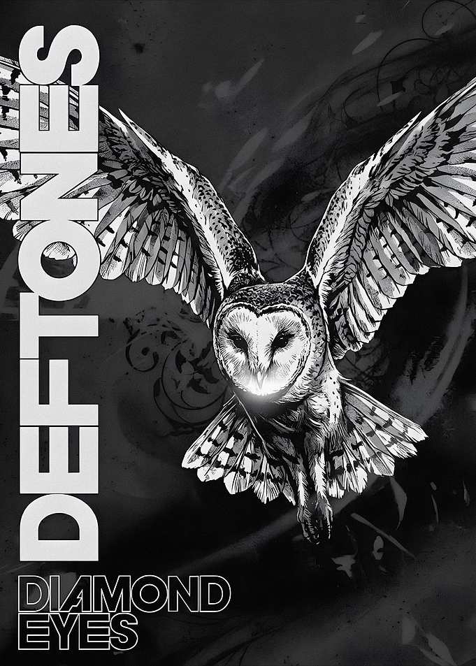 Deftones Diamond Eyes Owl Poster