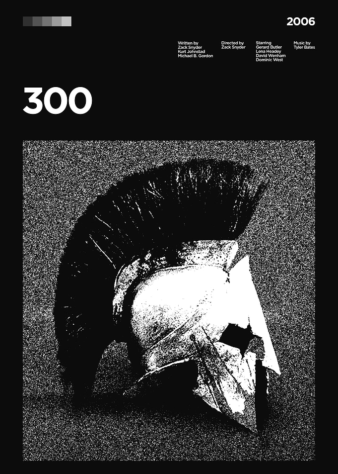 300 Spartan Helmet Minimalist Poster