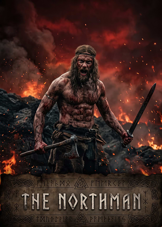 The Northman Viking Warrior Poster