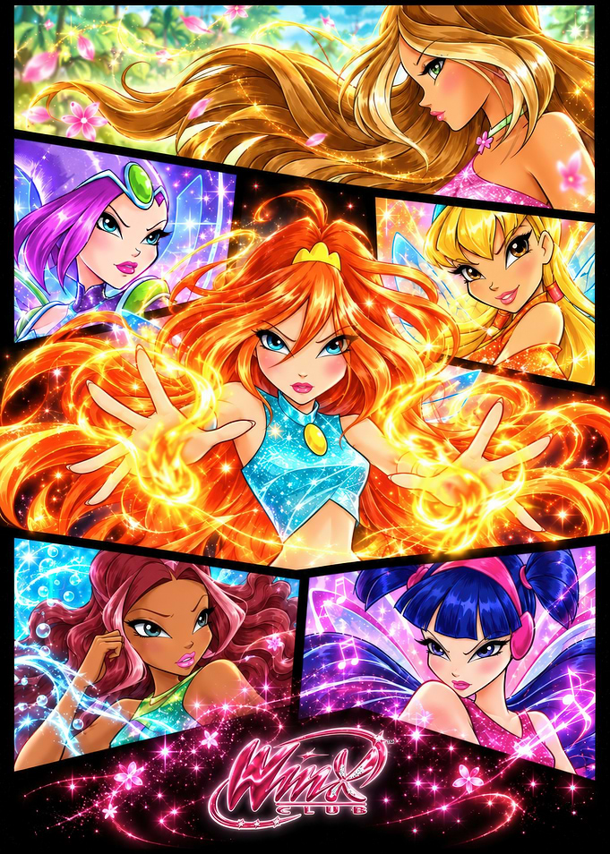 Winx Club Fairy Group Portrait