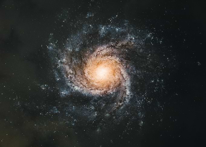 Spiral Galaxy in Deep Space