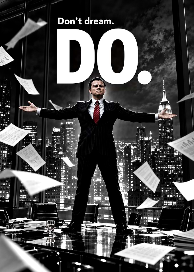 Don't Dream Do Motivational Poster