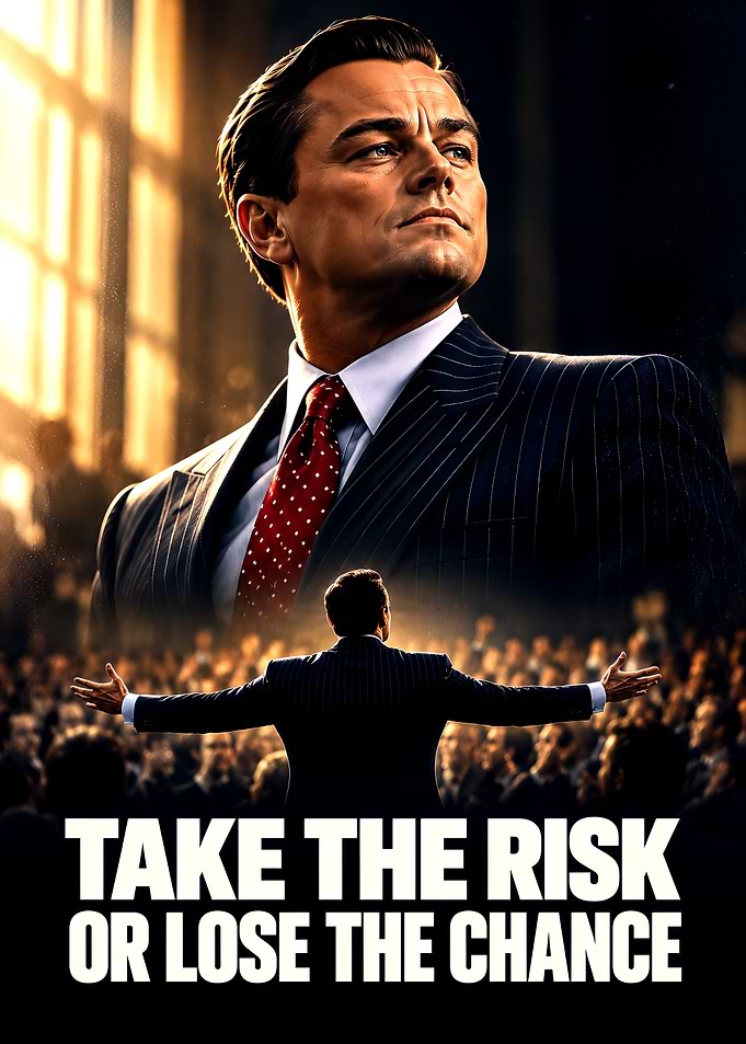 The Wolf of Wall Street Inspirational Poster