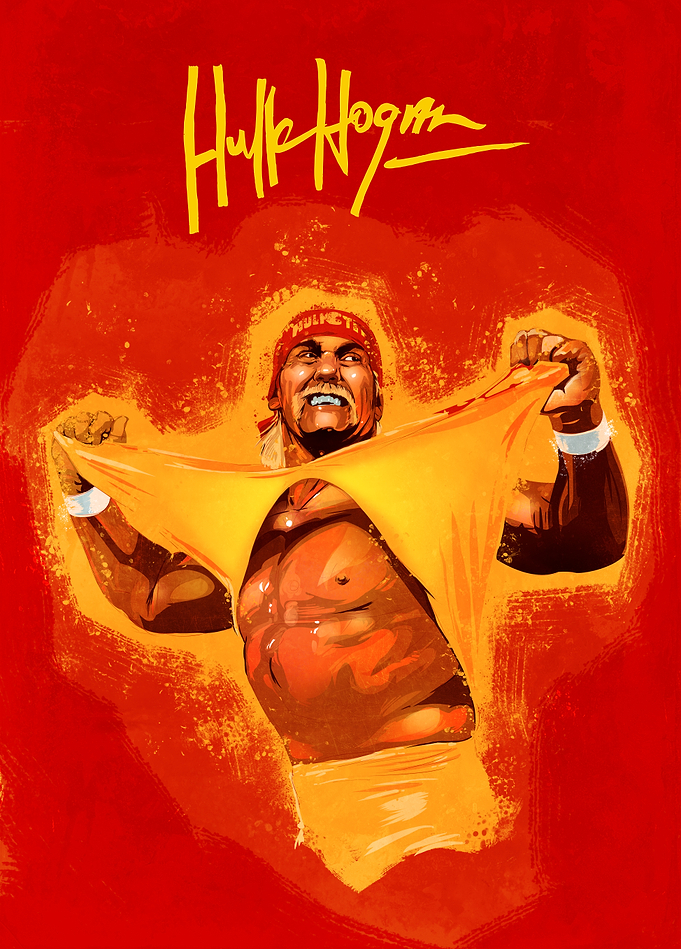 Hulk Hogan: Red Iconic Shirt Rip