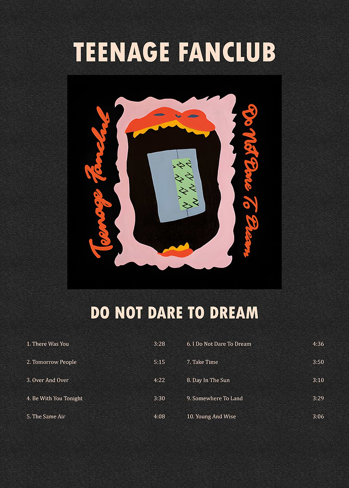 Teenage Fanclub Do Not Dare To Dream Album Poster