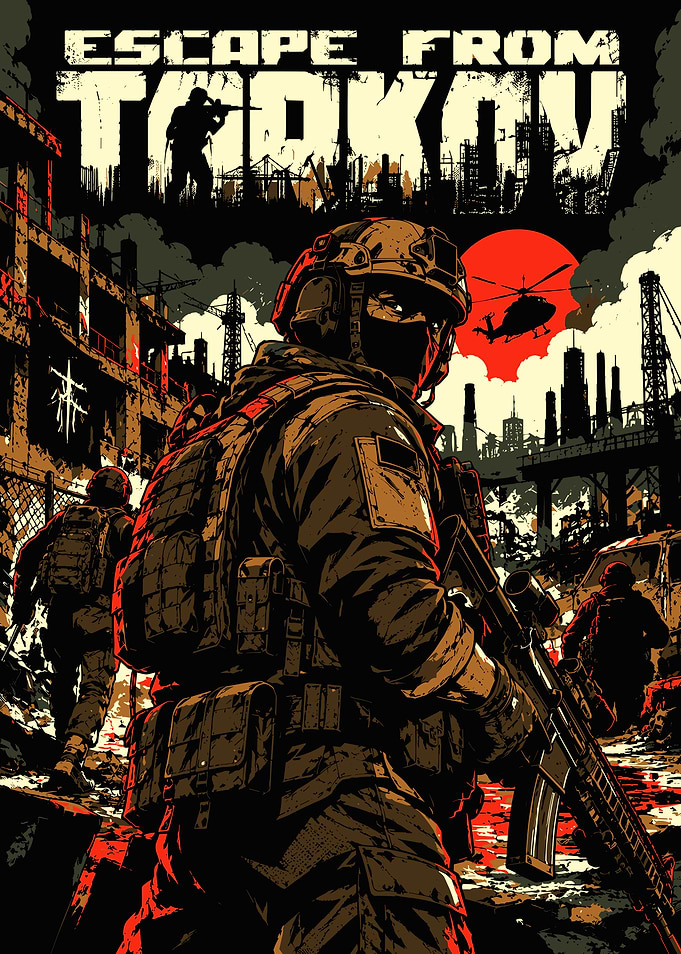 Escape From Tarkov Tactical Soldier Poster