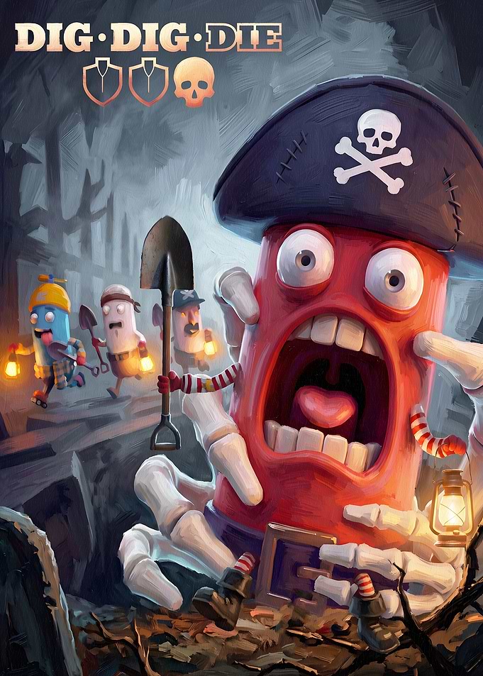 Dig Dig Die Game Poster