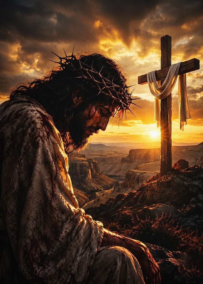 Jesus Christ Cross Calvary Art