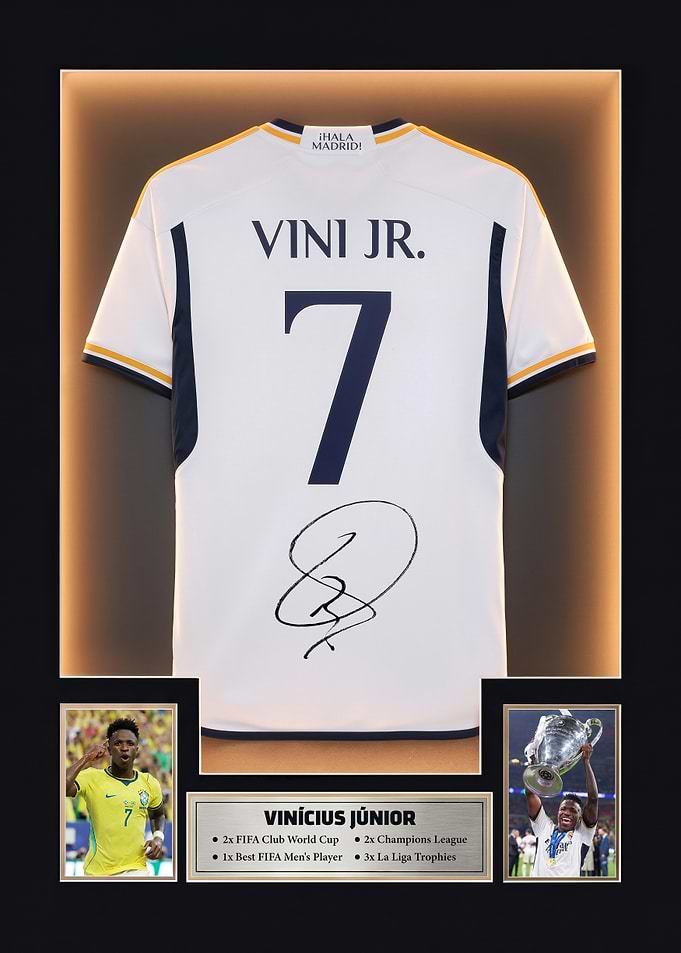 Vinicius Junior Jersey Display