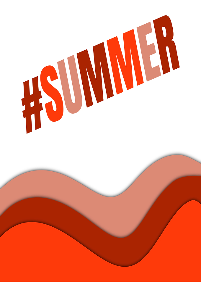 Minimalist Summer Typography Poster