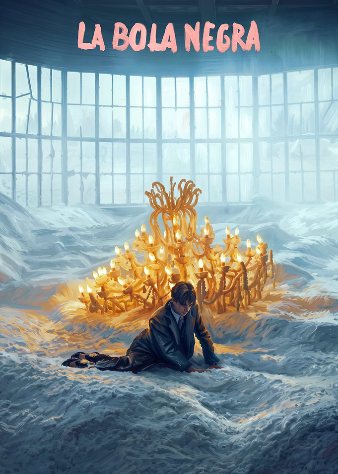 La Bola Negra Surreal Art