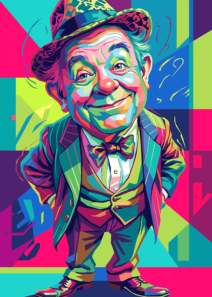 Pop Art Portrait of Lou Costello