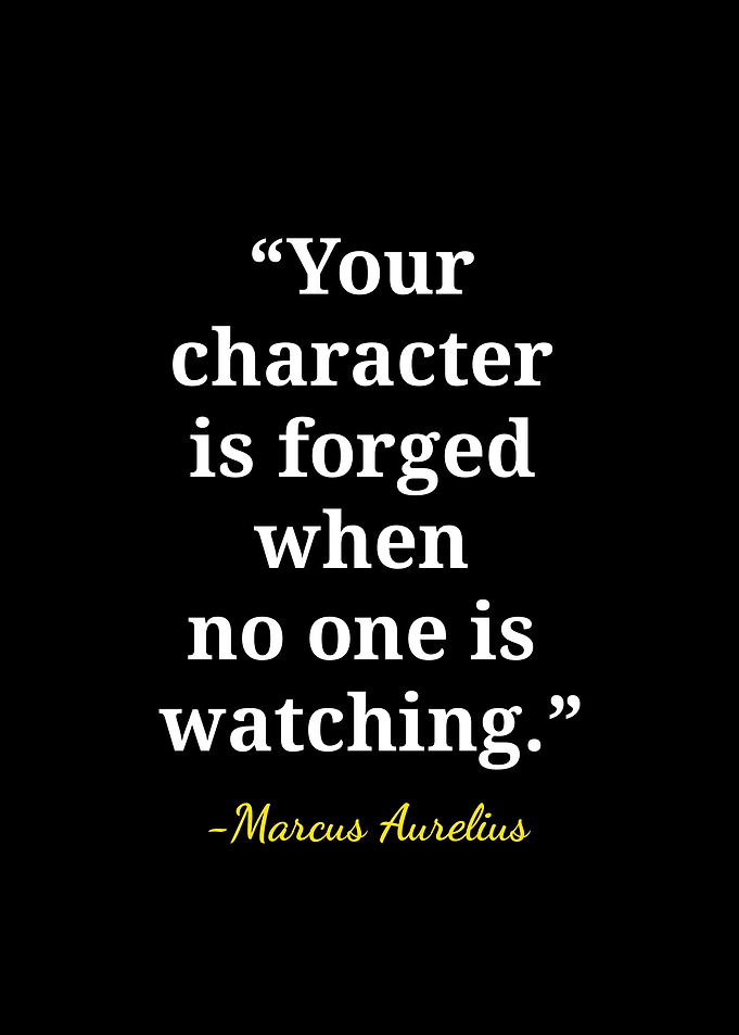 Marcus Aurelius Inspirational Quote Poster