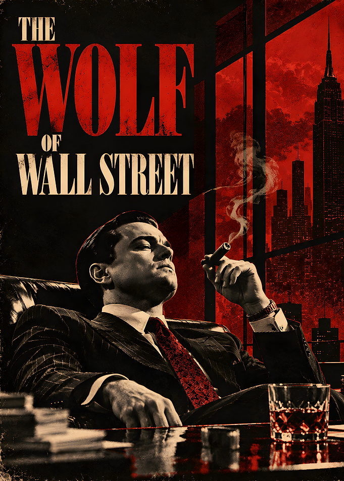 The Wolf of Wall Street Movie Poster