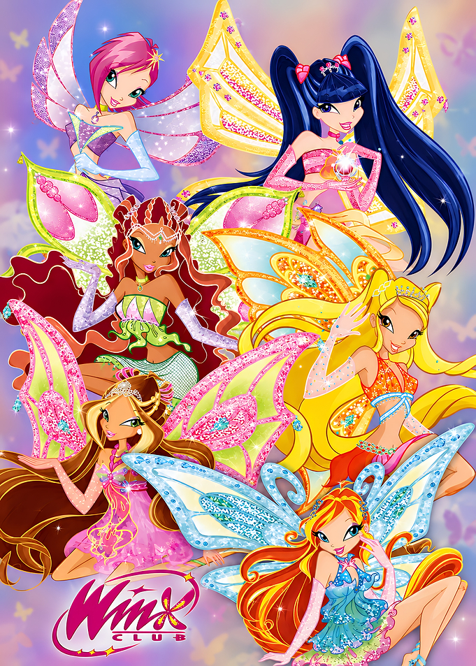 Winx Club Enchantix Fairy Group Portrait
