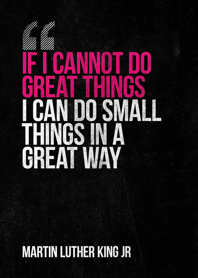 Martin Luther King Jr Quote Poster