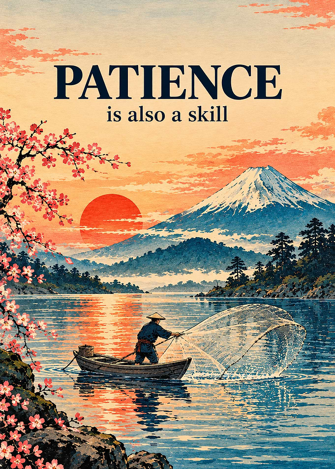Patience is Also a Skill Poster
