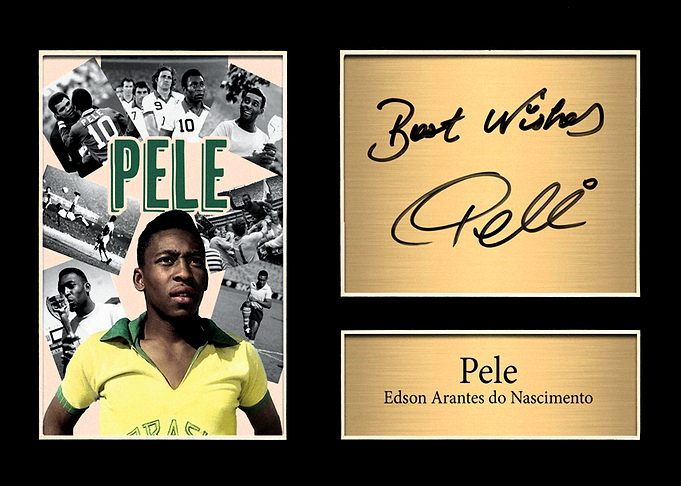 Pele Commemorative Sports Collage Plaque
