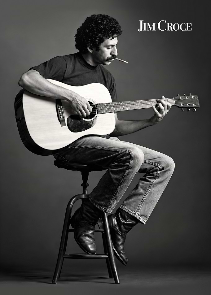Jim Croce Playing Acoustic Guitar