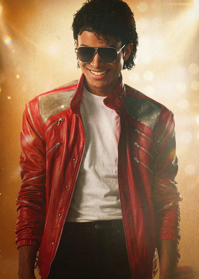 Pop Star Red Jacket Retro Poster