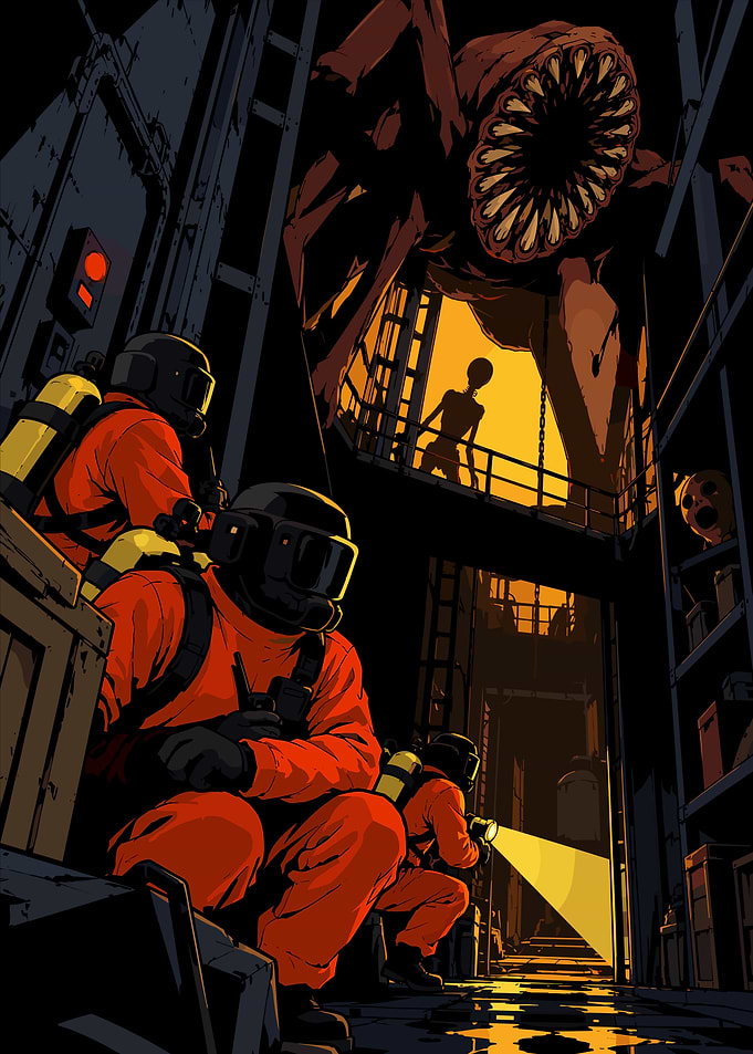 Lethal Company Horror Game Fan Art
