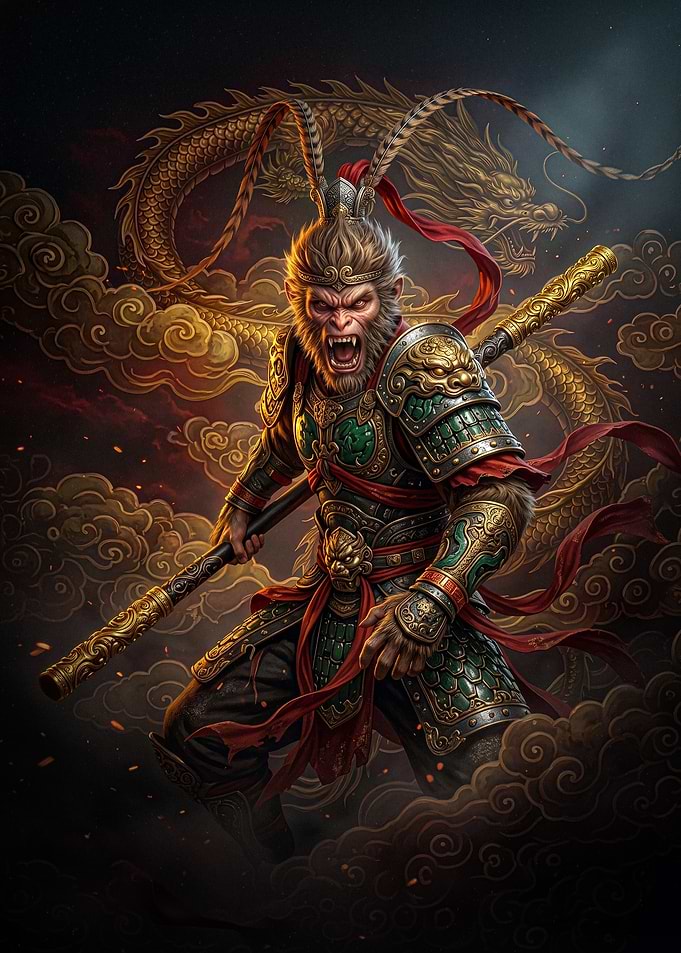 Sun Wukong Monkey King Warrior