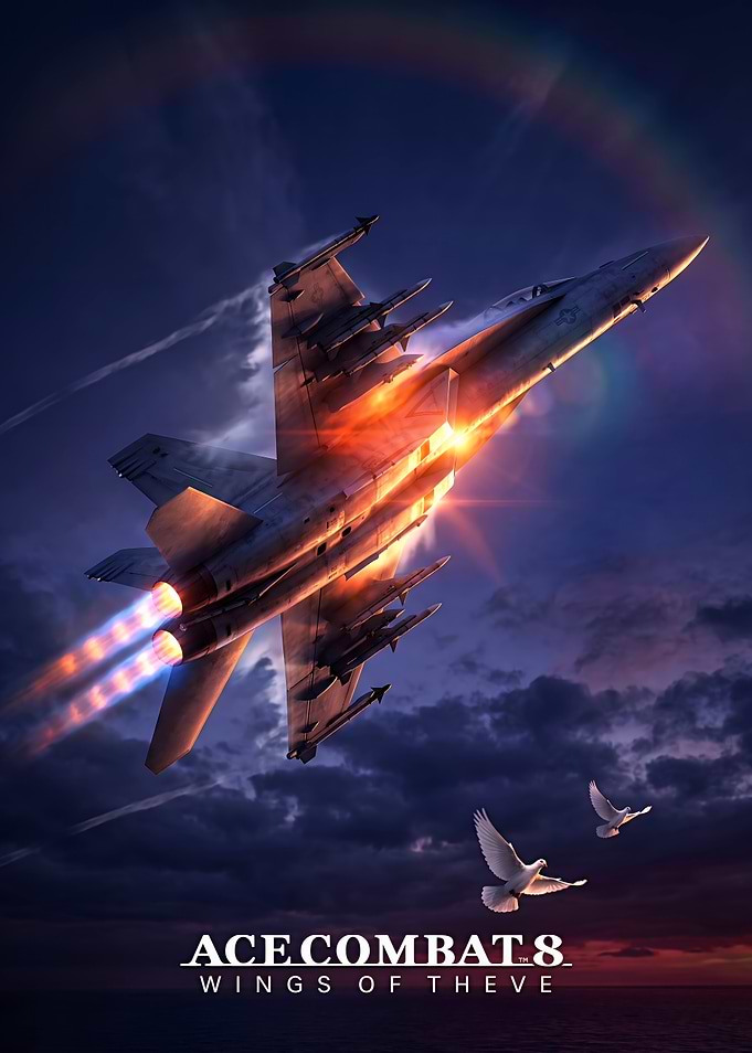 Ace Combat 8 Fighter Jet Poster