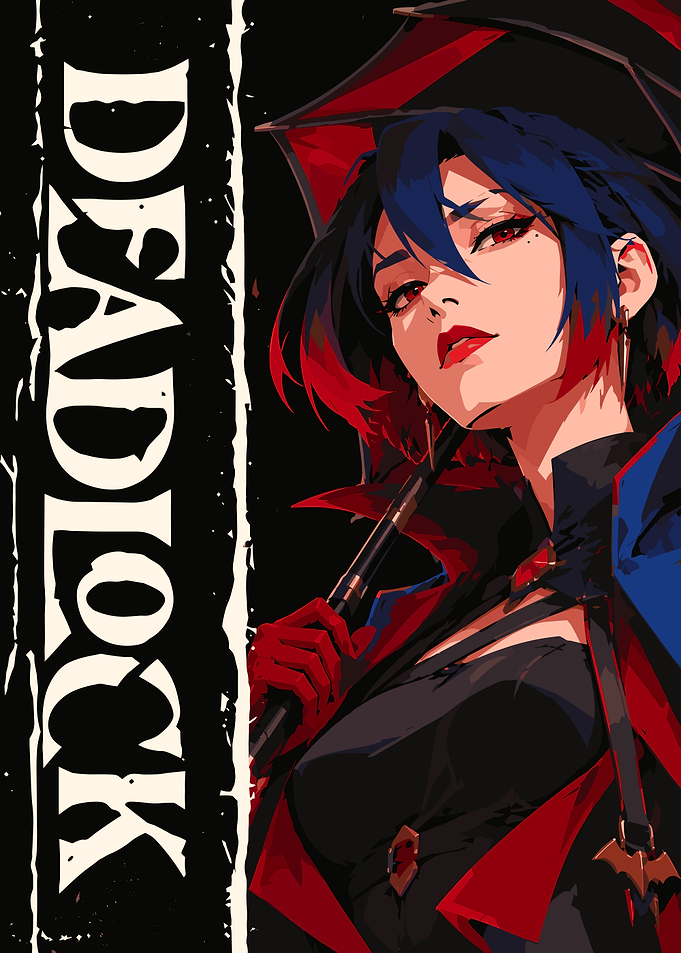 Mina Deadlock Game Character Poster