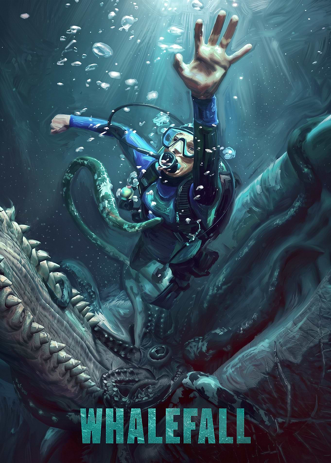 Whalefall Scuba Diver Monster Attack