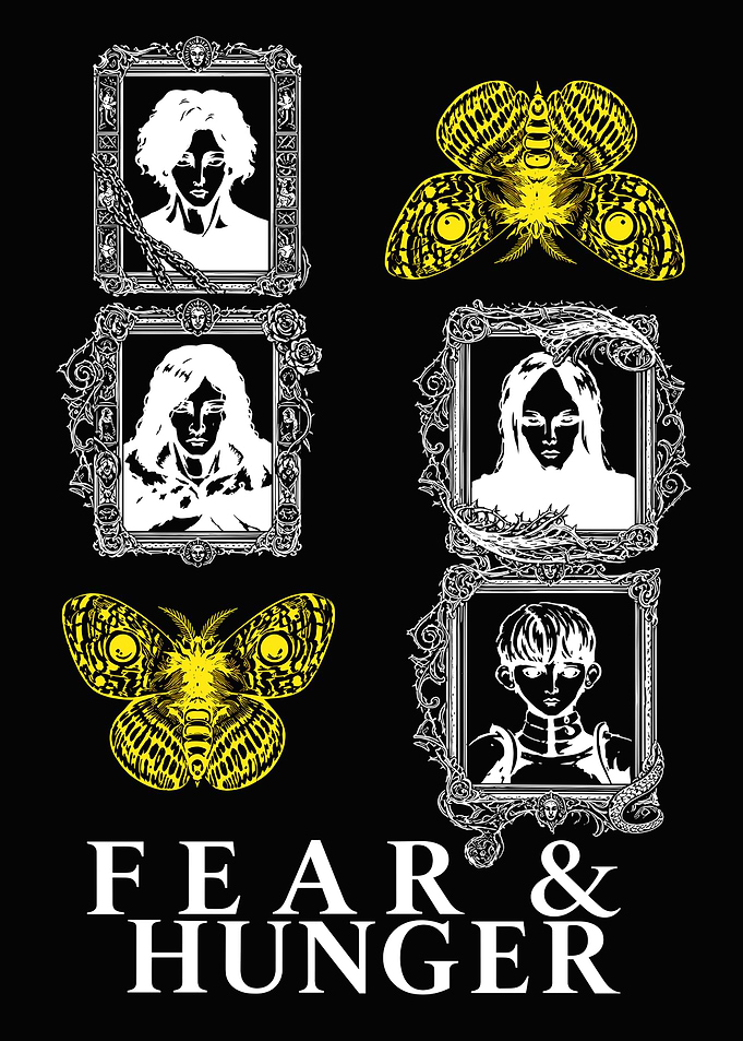 Fear and Hunger Character Portrait Collage