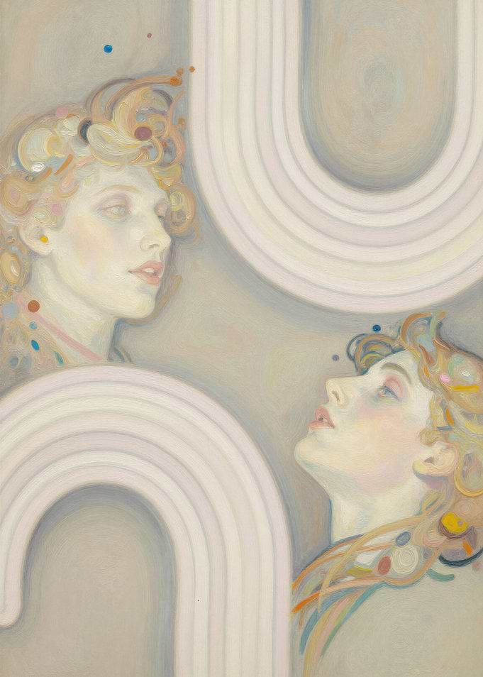 Quantum Metamorphosis of Love | Ethereal Portrait