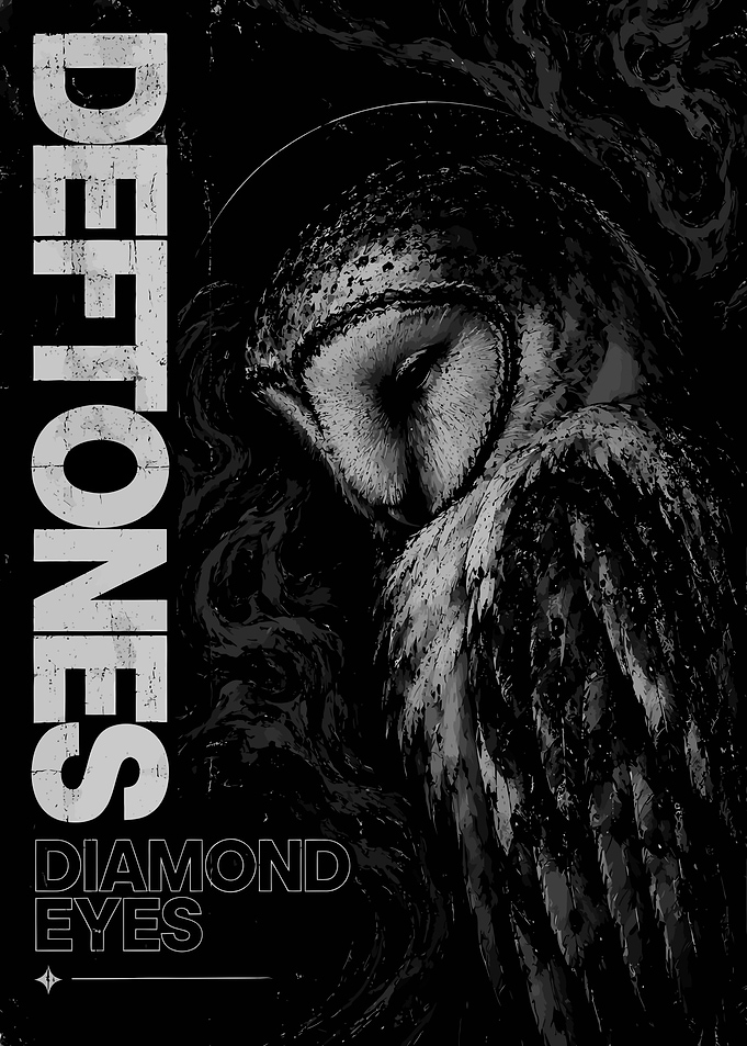Deftones Diamond Eyes Owl Poster