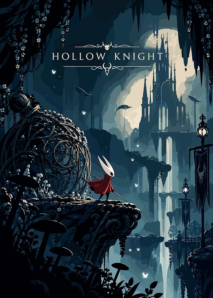 Hollow Knight Hornet Poster Art