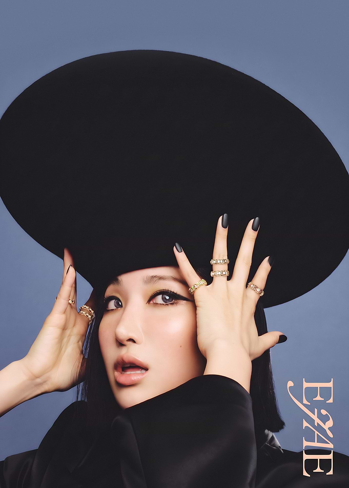 Ejae with Oversized Hat